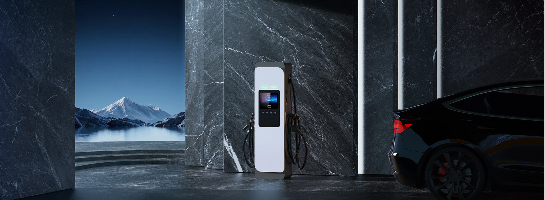 Nuclue-Verde-250A Air cooling Split Type Electric Vehicle Charging Station